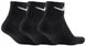 Шкарпетки Nike U NK CUSH QTR 3PR-VALUE 144 (SX4926-001)